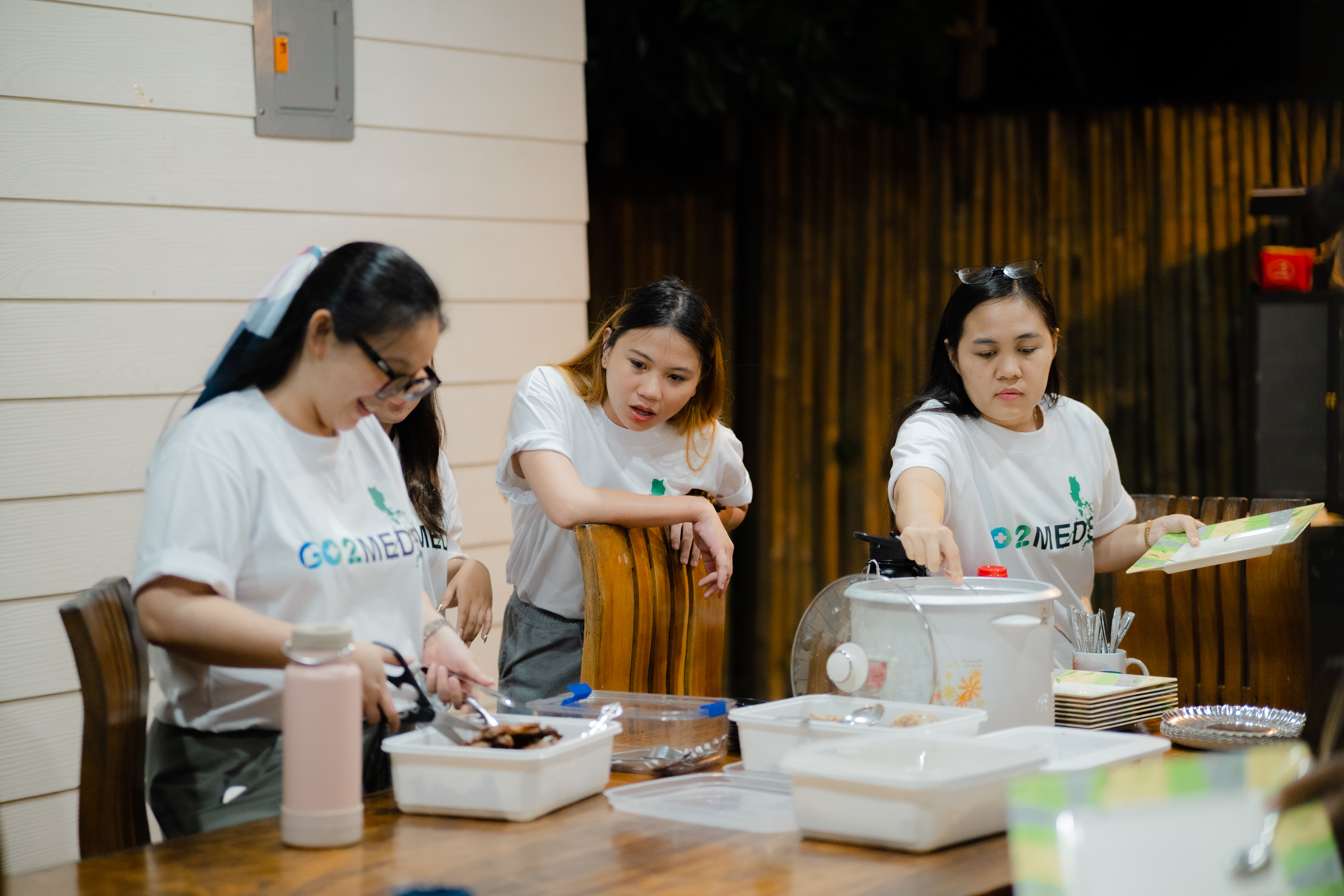 Go2Meds staff during medical mission